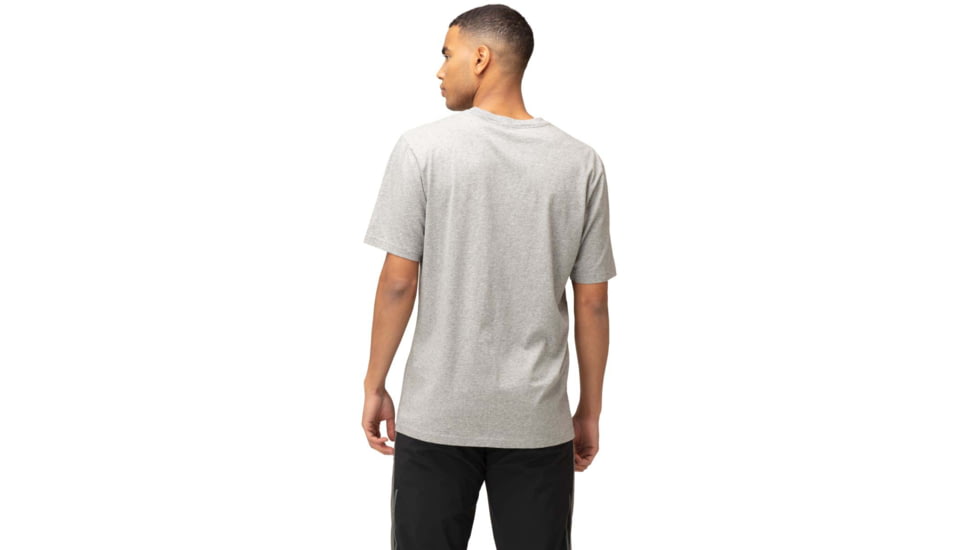 Norrona Vikinghead Embroidery T-Shirt - Mens, Grey Melange, Small, 3416-22 8870 S
