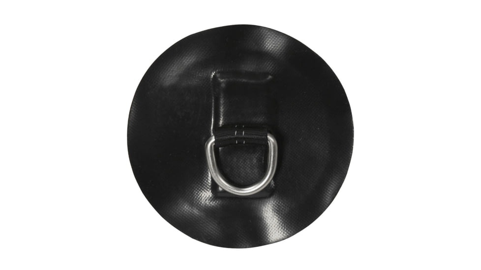 NRS 1in D-Ring Pennel Orca Patch, Black, 4.5in 37311.01.100