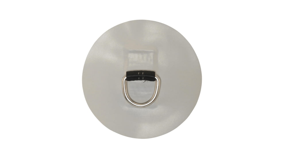 NRS 1in D-Ring Pennel Orca Patch, Light Gray, 4.5in 37311.01.102