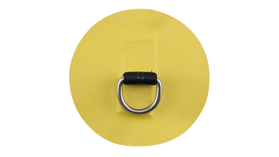 NRS 1in D-Ring Pennel Orca Patch, Yellow, 4.5in 37311.01.104