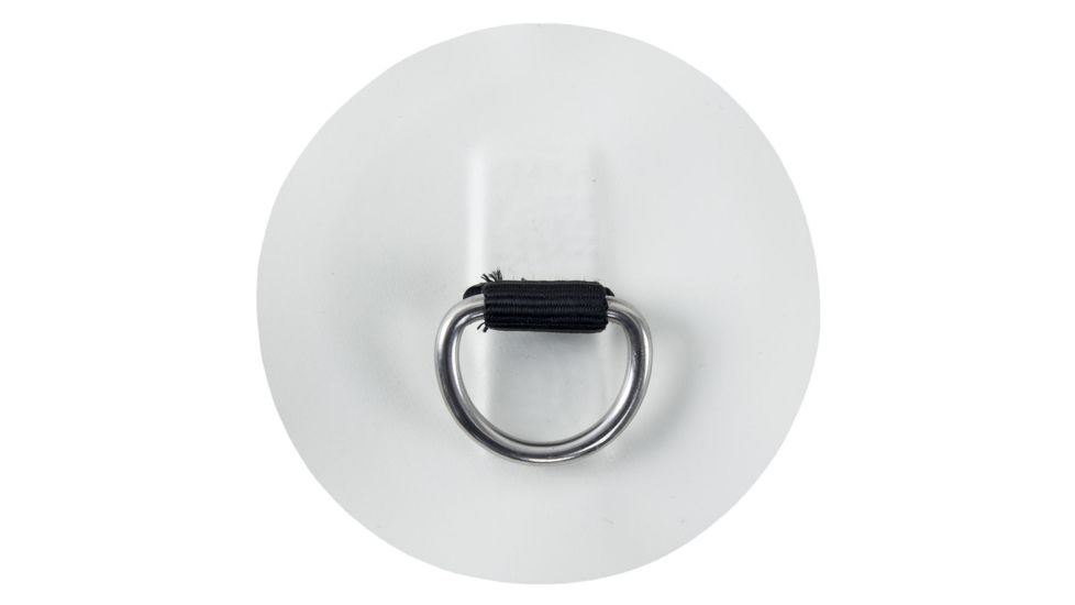 NRS 1in D-Ring Pennel Orca Patch, White, 4.5in 37311.01.106
