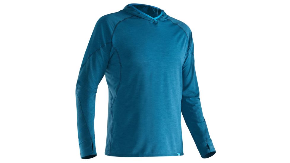 NRS H2Core Silkweight Hoodie - Men's, Moroccan Blue, S 10139.03.105