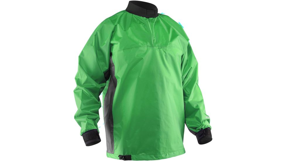 NRS Rio Top Paddle Jacket - Unisex, Green, Extra Small, 20003.02.108