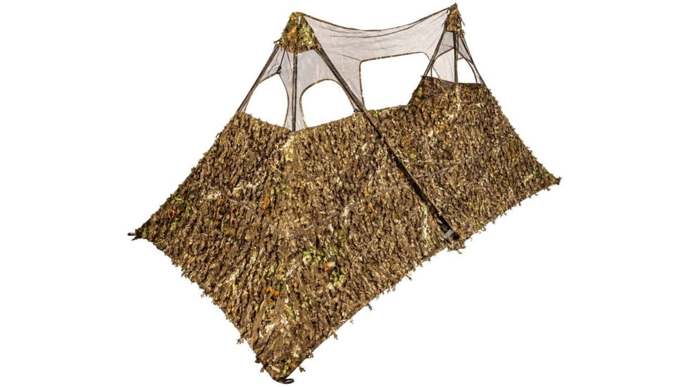 Nukem Grab &amp; Go Hunting Ground Blind Double Up System, Mossy Oak Country Roots 3D Leafy, Regular, NKDUS3CR3DREG
