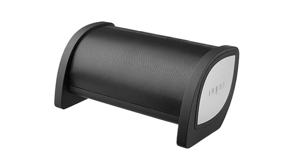 NYNE Bass Portable Bluetooth Speaker with Active Subwoofer, Black/Silver BASSBLACK