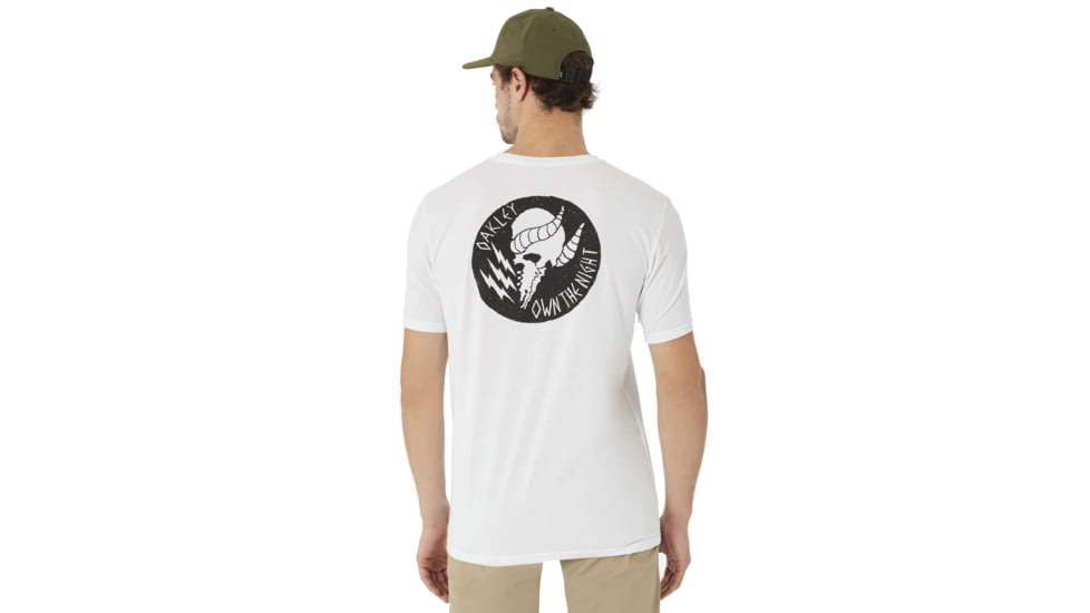 Oakley 100C- Own The Night T-Shirt - Mens, White, XL, 456868A-100-XL