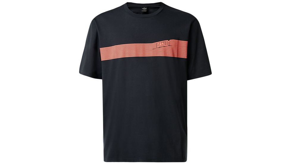 Oakley 249 Future Stripe Tee - Mens, Blackout, Extra Small, 457530-02E-XS
