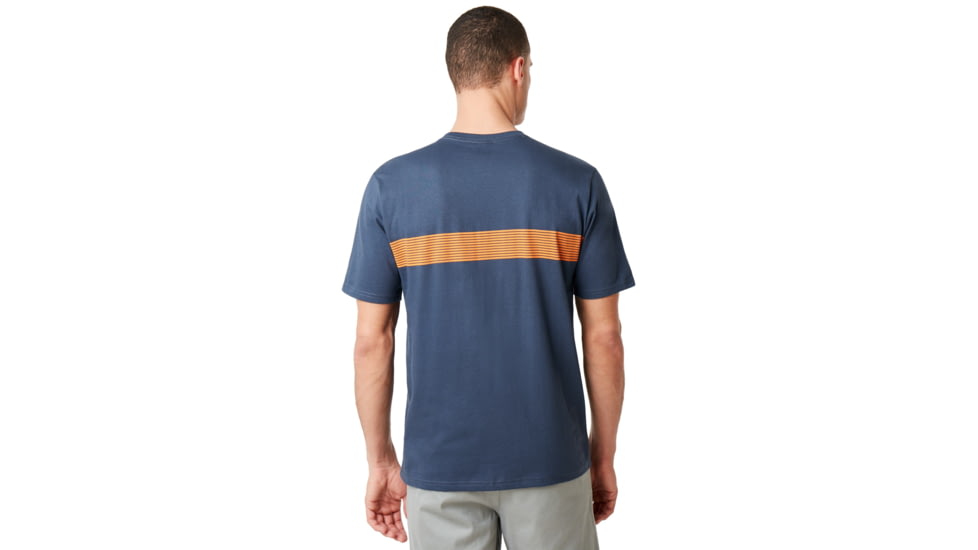 Oakley 249 Future Stripe Tee - Mens, Foggy Blue, Small, 457530-6FB-S