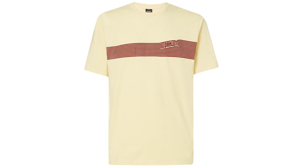 Oakley 249 Future Stripe Tee - Mens, Freeze Yellow, Extra Small, 457530-5FY-XS