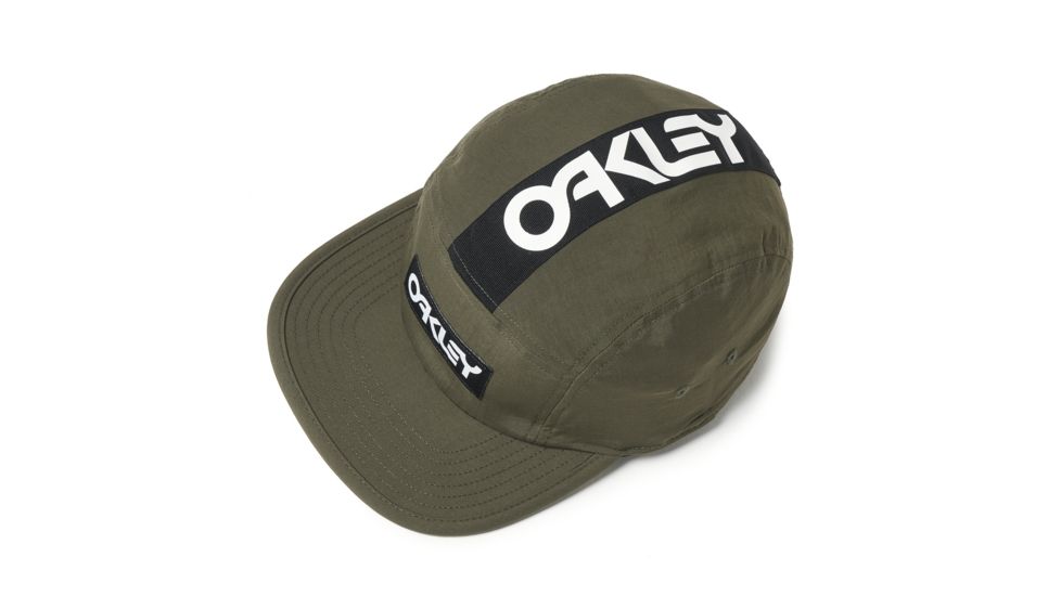 Oakley 5 Panel Frogskin Hat - Mens, Dark Brush, U, 911953-86V-86V-U
