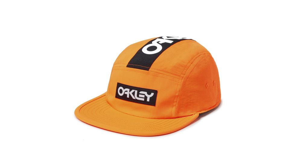 Oakley 5 Panel Frogskin Hat - Mens, Neon Orange, U, 911953-71G-71G-U
