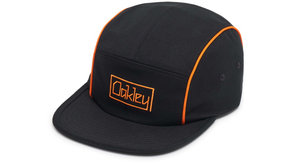 Oakley 5 Panel Logo Pipe Hat - Mens, Blackout, Large/Extra Large, 912175-02E-L/XL