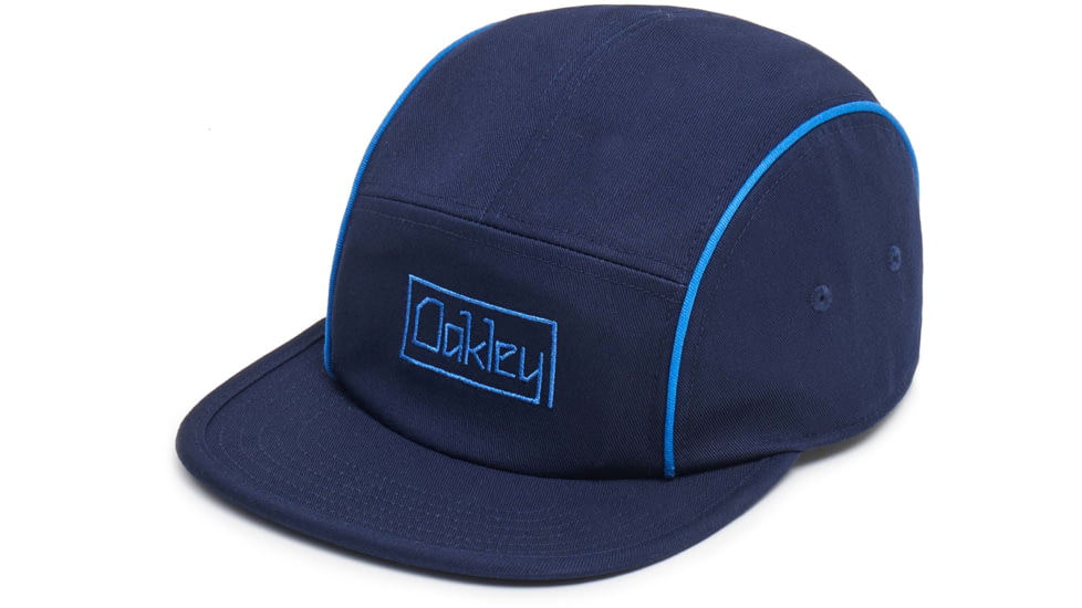 Oakley 5 Panel Logo Pipe Hat - Mens, Foggy Blue, Large/Extra Large, 912175-6FB-L/XL