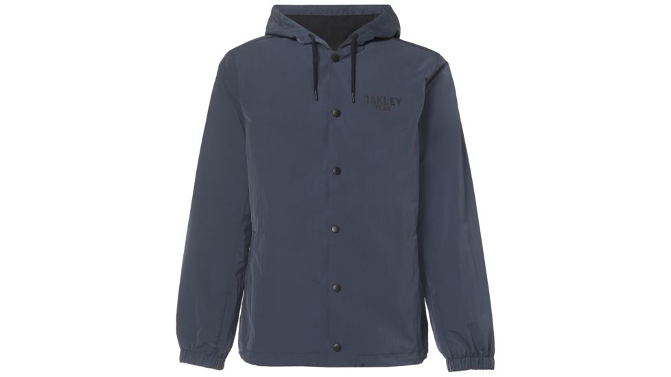 Oakley 75 Hoodie Coach Jacket - Mens, Foggy Blue, Large, 412800-6FB-L