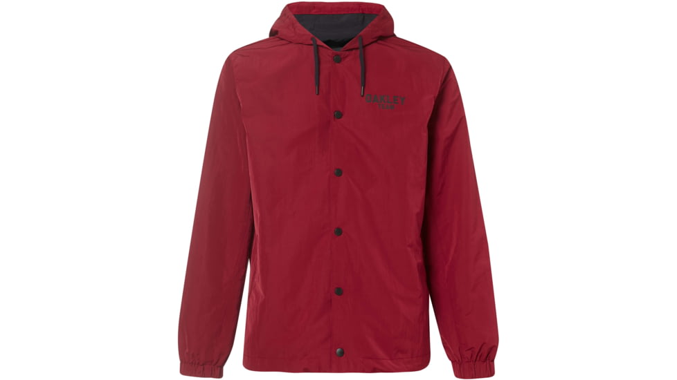 Oakley 75 Hoodie Coach Jacket - Mens, Raspberry, Medium, 412800-45A-M