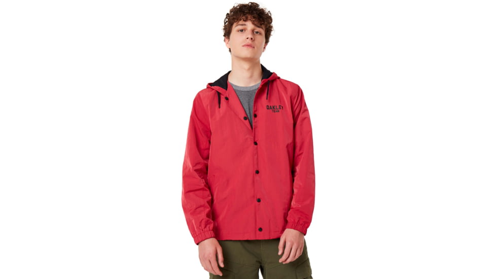 Oakley 75 Hoodie Coach Jacket - Mens, Virtual Pink, Extra Large, 412800-89D-XL