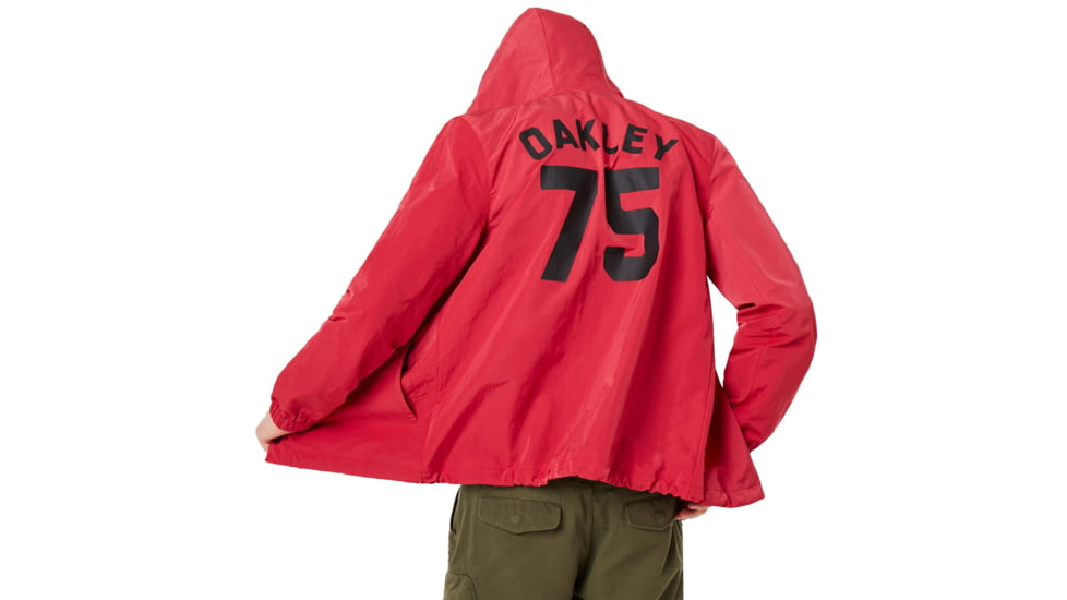Oakley 75 Hoodie Coach Jacket - Mens, Virtual Pink, Extra Large, 412800-89D-XL
