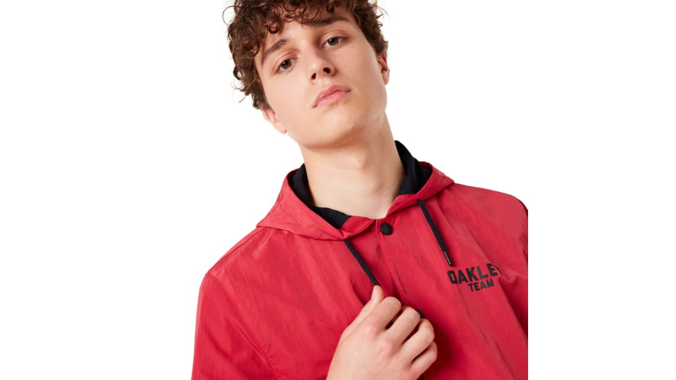 Oakley 75 Hoodie Coach Jacket - Mens, Virtual Pink, Extra Large, 412800-89D-XL