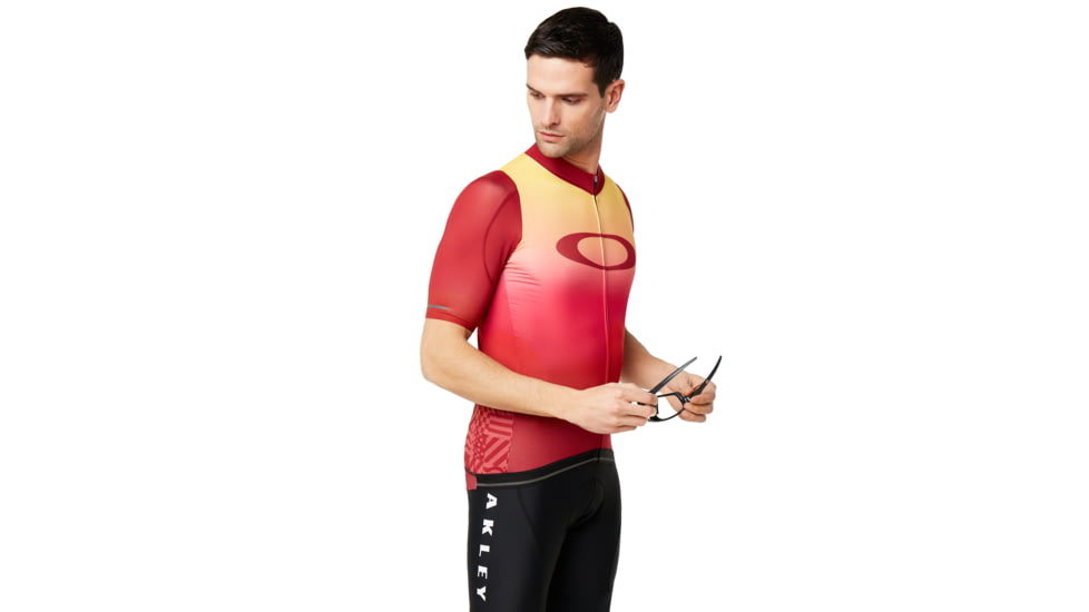 Oakley Aero Jersey Bottoms - Mens, Red Iridium, Small, 434359-4RI-S