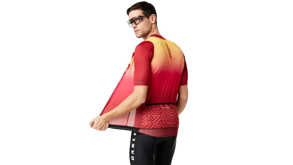 Oakley Aero Jersey Bottoms - Mens, Red Iridium, Small, 434359-4RI-S