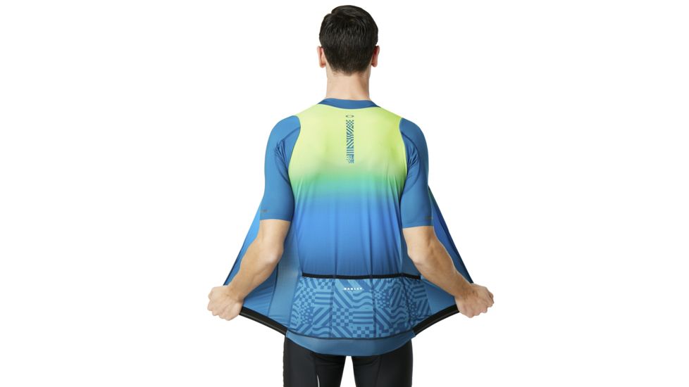 Oakley Aero Jersey - Mens, Blackout, Extra Small 434359-02E-XS