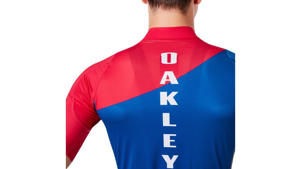 Oakley Aero Jersey - Mens, Foggy Blue, Small, 434359-6FB-S