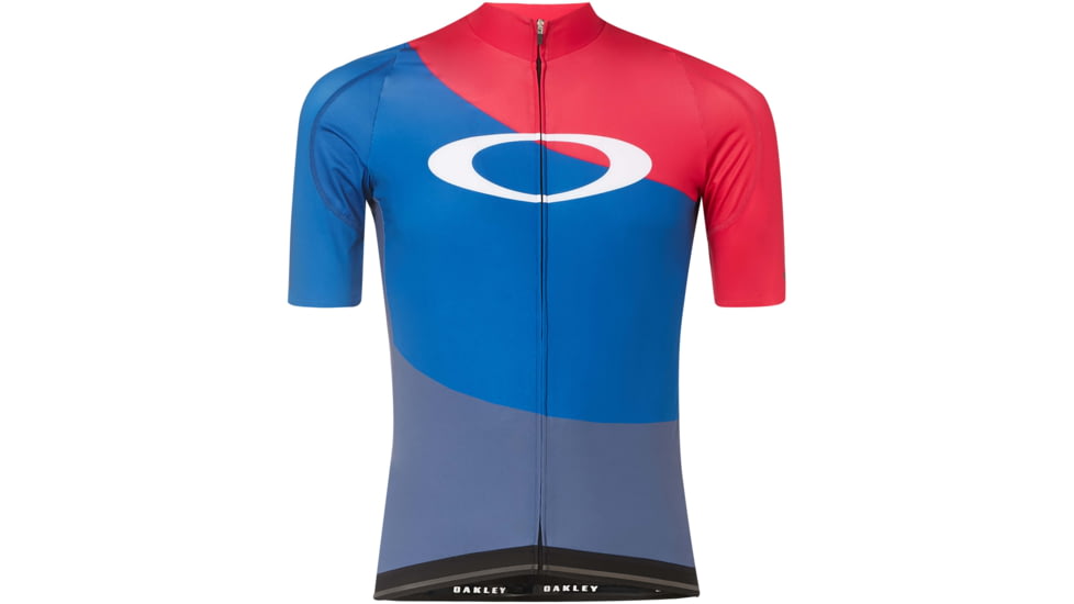 Oakley Aero Jersey - Mens, Foggy Blue, Small, 434359-6FB-S