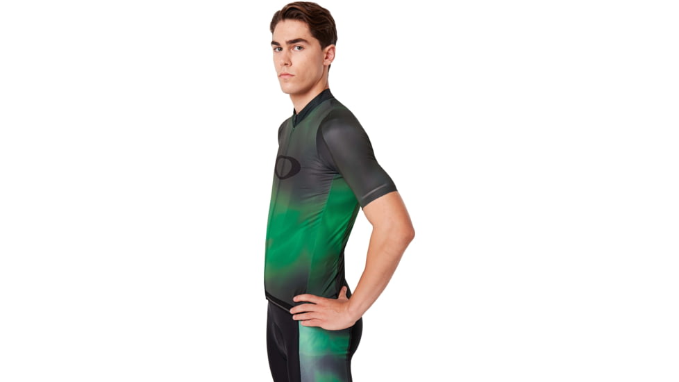 Oakley Aero Jersey - Mens, Laser Green, Small, 434359-73E-S