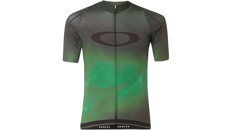 Oakley Aero Jersey Tops - Mens, Laser Green, Large, 434359-73E-L