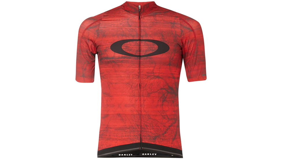 Oakley Aero Jersey Tops - Mens, Fired Forest P, Large, 434359-4FF-L