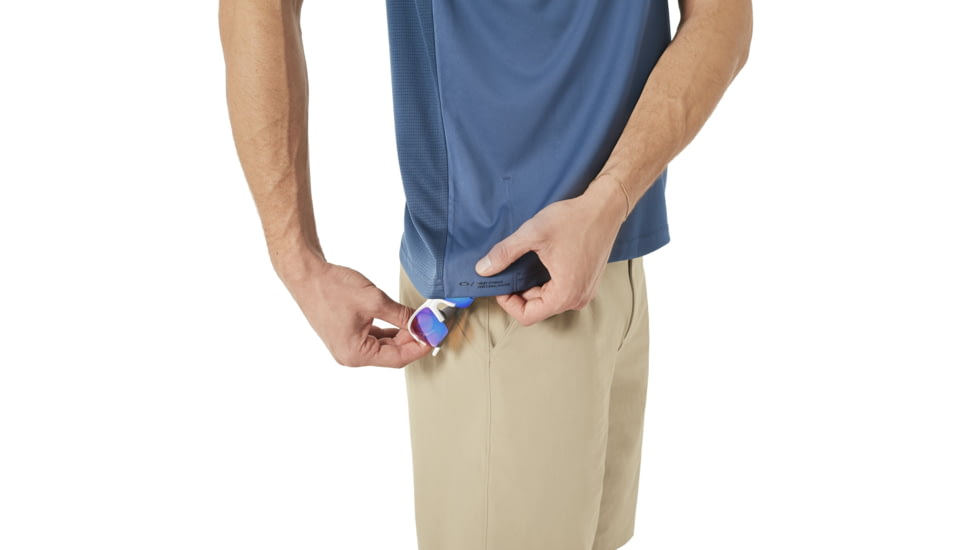 Oakley Aero Motion Sleeve Polo - Mens, Ensign Blue, Medium 434032-64W-M