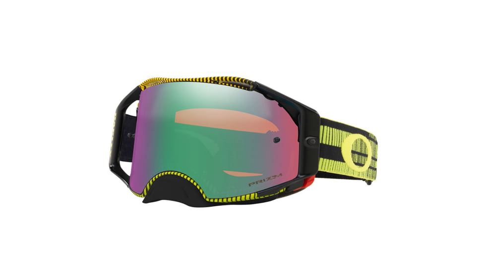 Oakley Airbrake MX Goggles w/PrizmMX Jade, Green/Yellow, OO7046-76