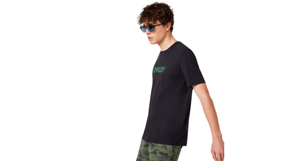 Oakley Allover Logo Tee - Men's, Blackout, Extra Small, 457939-02E-XS