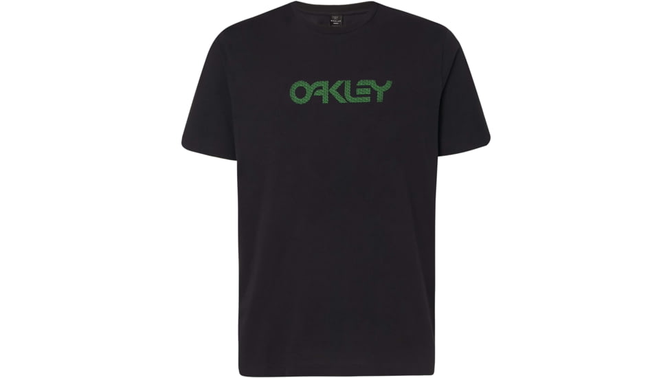 Oakley Allover Logo Tee - Men's, Blackout, Extra Small, 457939-02E-XS