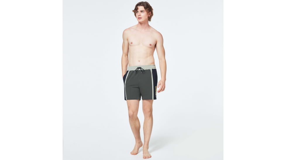 Oakley B1B Color Block Beachshort 16in - Mens, New Dark Brush, Medium, FOA400114-86L-M
