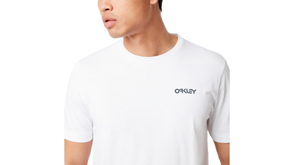 Oakley Back Ad Heritage Tee - Mens, White, Large, 457695-100-L