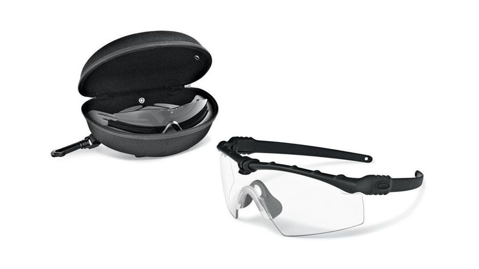 Oakley SI Ballistic M Frame 3.0 Array Sunglasses, Black Frame, Clear and Grey Lenses OO9146-03