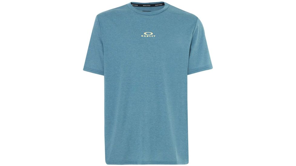 Oakley Bark New Short Sleeve Tee - Mens, Blue Coral Heather, Medium, 457131-6D9-M