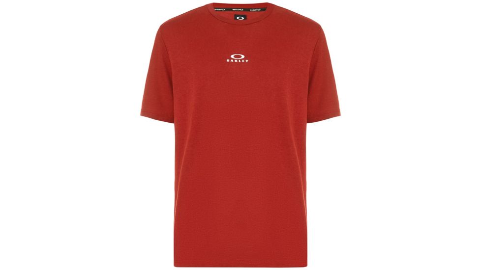 Oakley Bark New Ss - Mens, Iron Red, 3XL, 457131-80U-XXXL