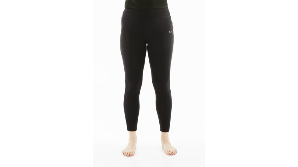 Oakley Base Leggings - Womens, Blackout, Large, 532343-02E-L