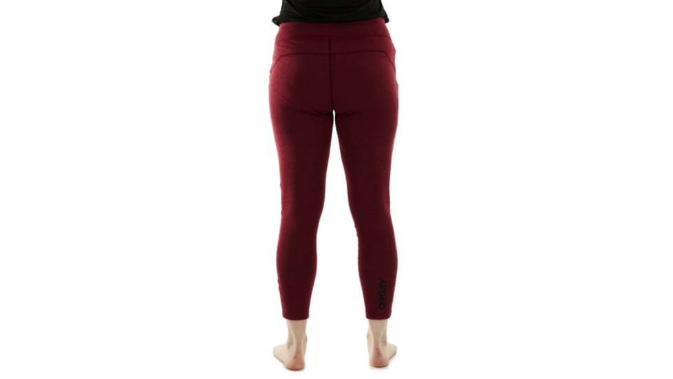 Oakley Base Leggings - Womens, Burgundy, Extra Small, 532343-402-XS