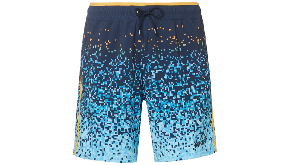 Oakley Beach Pixel Mind 18 Inches - Mens, Hawaiian Blue, XXXL, 482459-6HB-XXXL