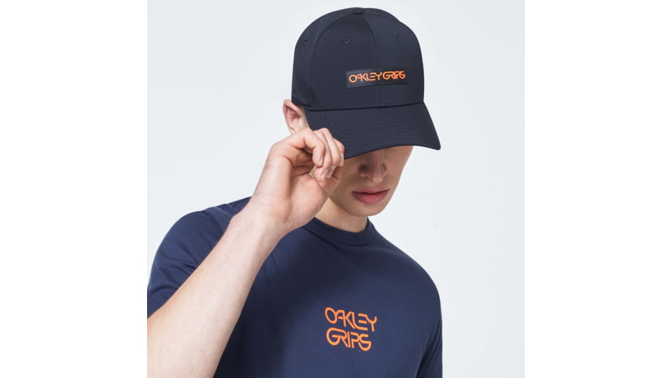 Oakley Bold O-Grip Short Sleeve Tee - Mens, Foggy Blue, Extra Large, FOA400579-6FB-XL