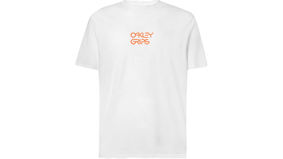 Oakley Bold O-Grip Short Sleeve Tee - Mens, White, Medium, FOA400579-100-M
