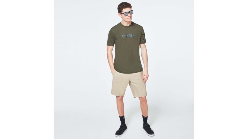 Oakley Camo B1B Logo Short Sleeve Tee - Mens, New Dark Brush, Medium, FOA400034-86L-M