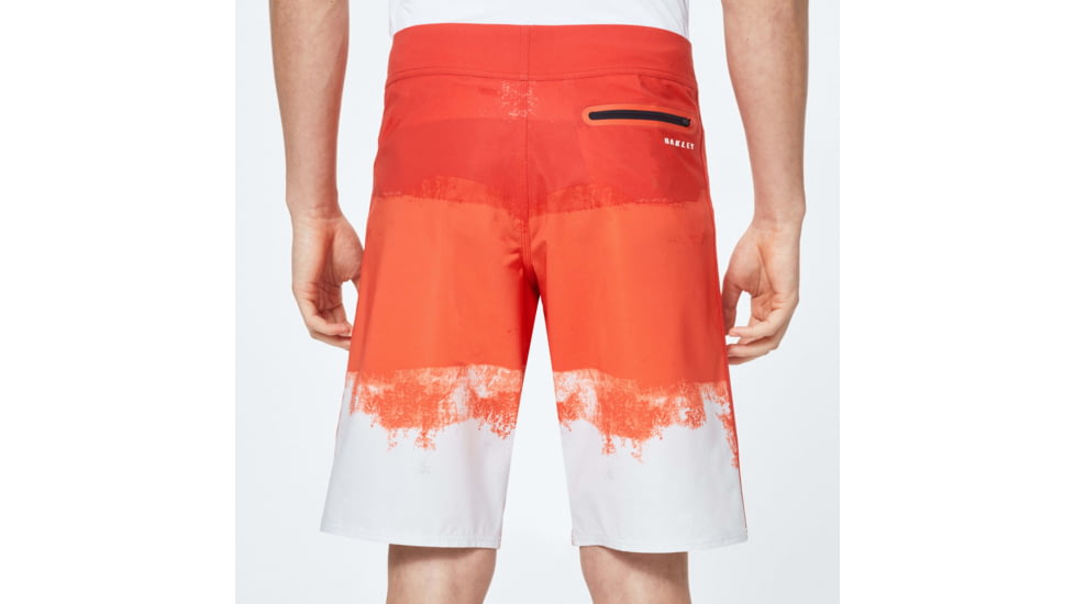 Oakley Color Block Shade Boardshort 21 - Mens, High Risk Red, 28, FOA400110-43A-28