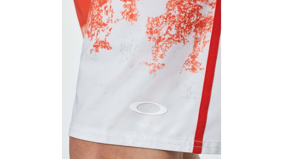 Oakley Color Block Shade Boardshort 21 - Mens, High Risk Red, 28, FOA400110-43A-28