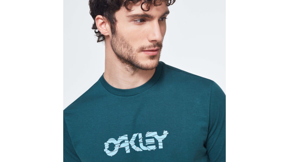 Oakley Cut B1B Logo Short Sleeve Tee - Mens, Pine Forest, Extra Small, FOA400037-73N-XS