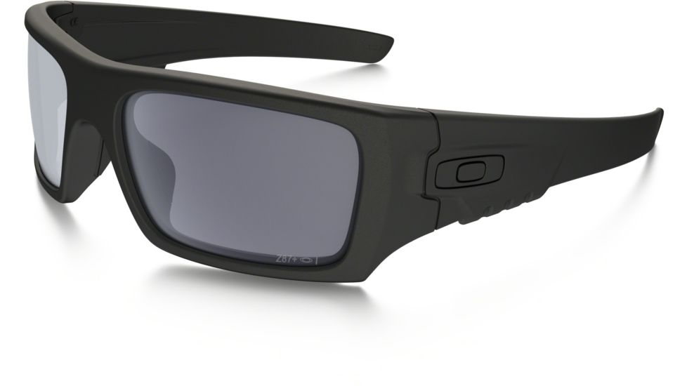 Oakley DET CORD OO9253 Sunglasses 925306-61 - Matte Black Frame, Grey Lenses