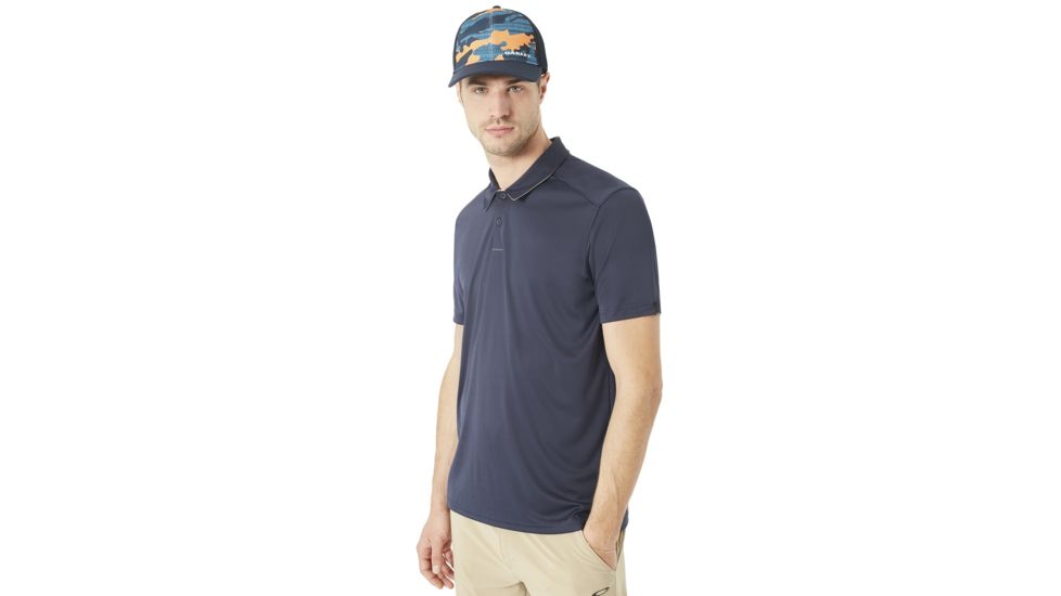 Oakley Divisonal Polo - Mens, Light Grey, Large 433690-202-L